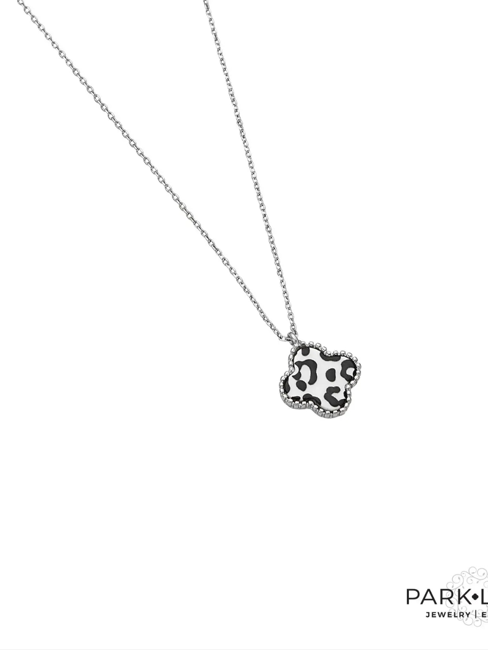 Park Lane Icon Necklace -  White Leopard -NWT